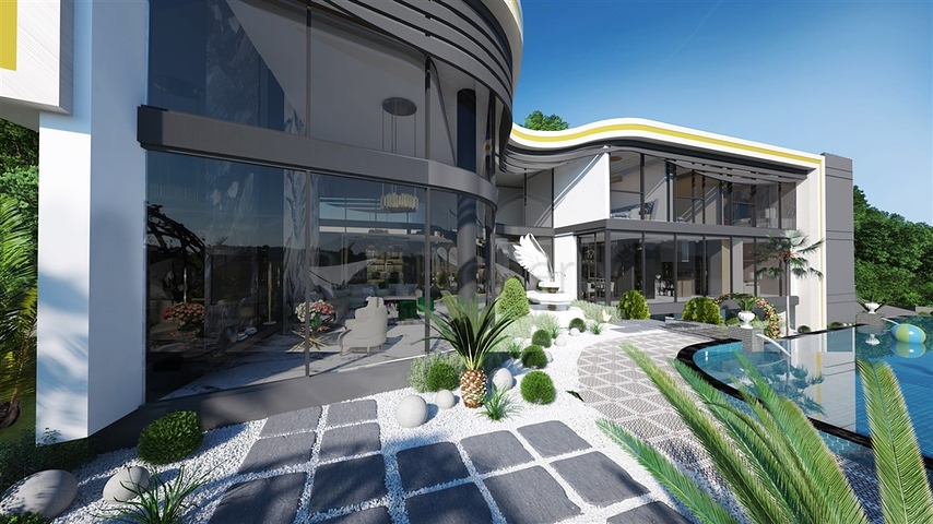Трехуровневая вилла с бассейном и премиум инфраструктурой