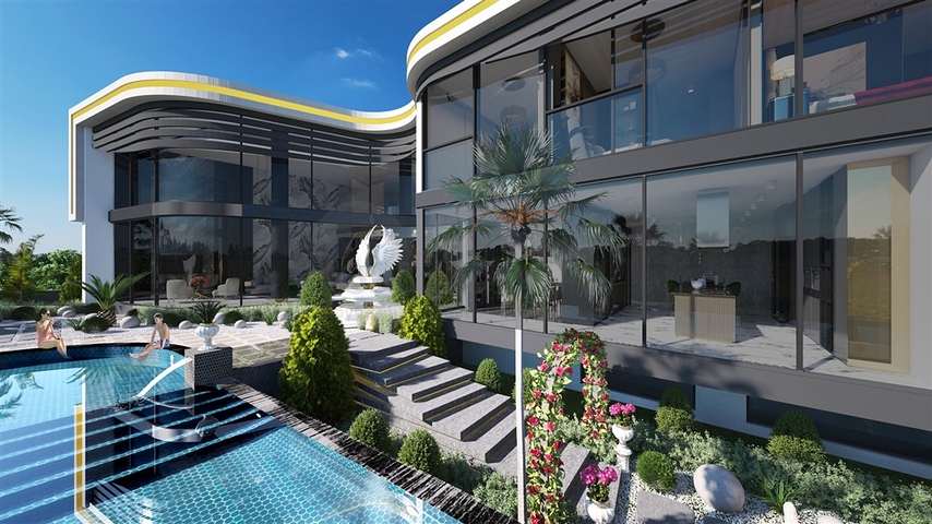 Трехуровневая вилла с бассейном и премиум инфраструктурой