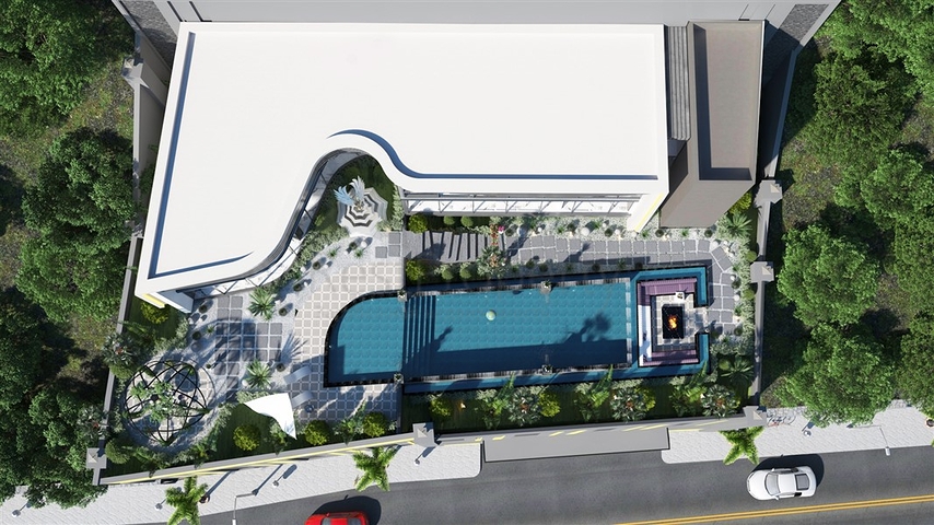 Трехуровневая вилла с бассейном и премиум инфраструктурой