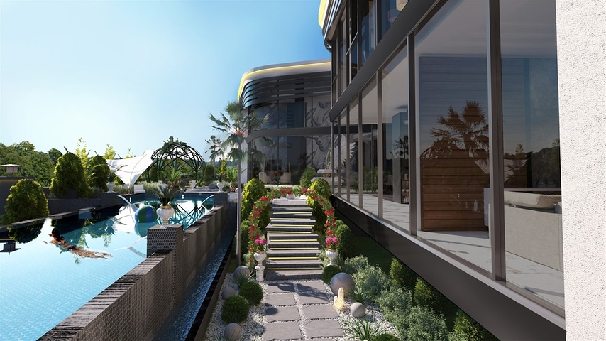 Трехуровневая вилла с бассейном и премиум инфраструктурой