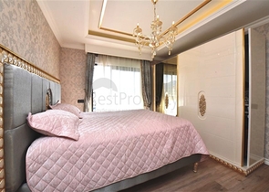 Трехкомнатная квартира в шикарном комплексе центра Алании