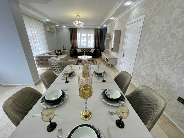 Квартира 2+1 с видом на горы в Махмутларе