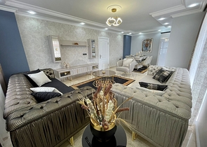 Квартира 2+1 с видом на горы в Махмутларе