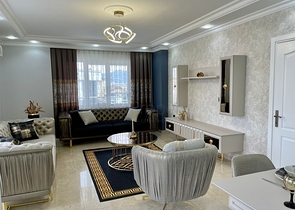 Квартира 2+1 с видом на горы в Махмутларе