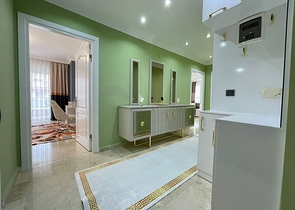 Квартира 2+1 с видом на горы в Махмутларе