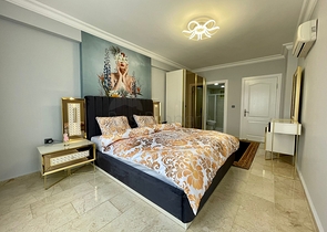 Квартира 2+1 с видом на горы в Махмутларе