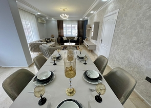 Квартира 2+1 с видом на горы в Махмутларе