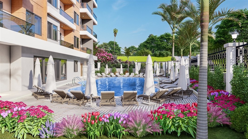 Новый проект с богатой инфраструктурой в районе Авсаллар