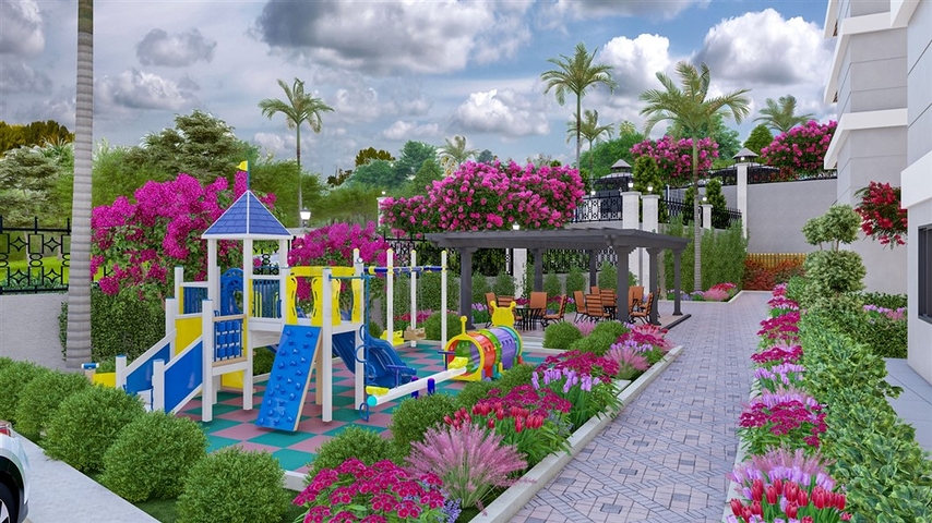 Новый проект с богатой инфраструктурой в районе Авсаллар