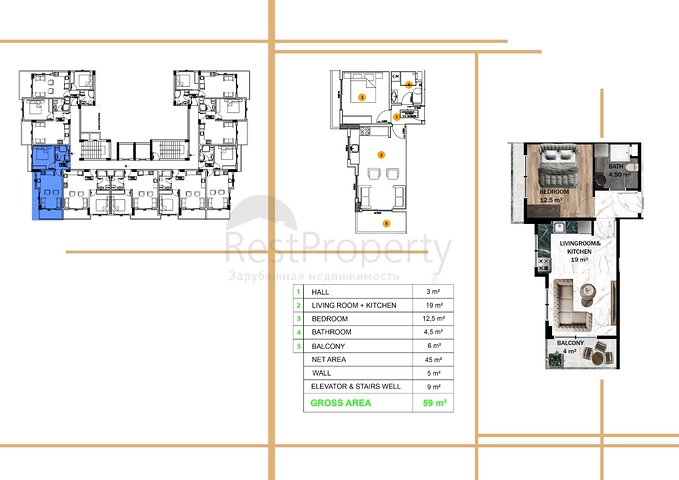 Новый проект с богатой инфраструктурой в районе Авсаллар