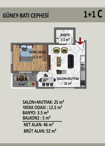 Новый инвестиционный проект в центре Алании