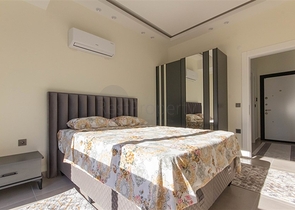 Меблированная двухкомнатная квартира в Махмутларе