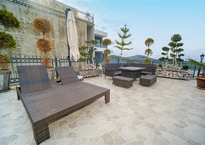 Вилла 3+1 с потрясающими видами на море и горы в районе Каргыджак