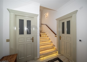 Вилла 3+1 с потрясающими видами на море и горы в районе Каргыджак