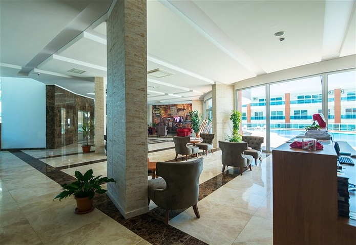 Меблированная трехкомнатная квартира в центре Махмутлара