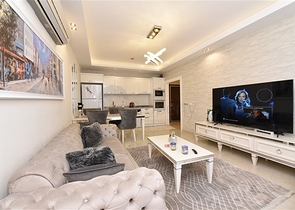 Меблированная трехкомнатная квартира в центре Махмутлара