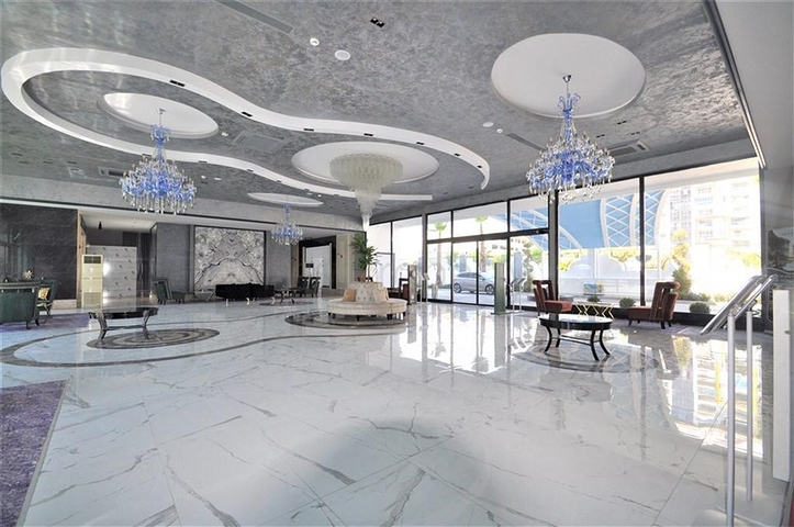 Квартира 1+1 в новом комплексе с отельной инфраструктурой в районе Махмутлар