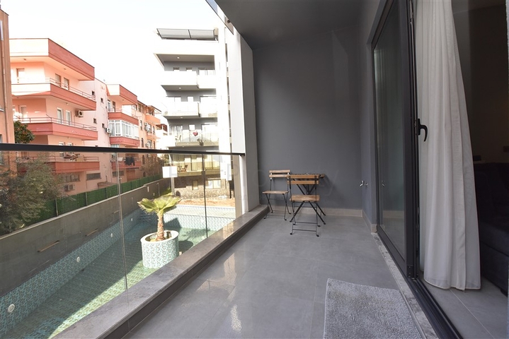 Квартира 1+1 в современном комплексе рядом с пляжем Клеопатра