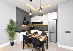 Квартира 1+1 в современном комплексе рядом с пляжем Клеопатра