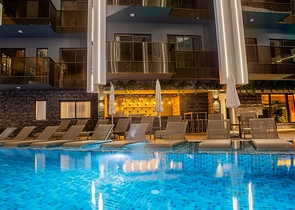 Квартира 1+1 в современном комплексе рядом с пляжем Клеопатра