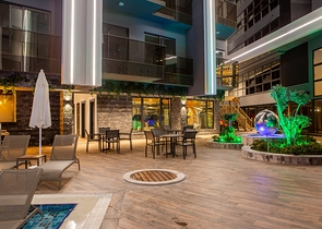 Квартира 1+1 в современном комплексе рядом с пляжем Клеопатра