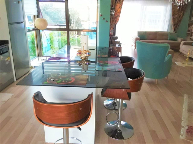 Дуплекс 4+1 в современном комплексе в районе Кестель