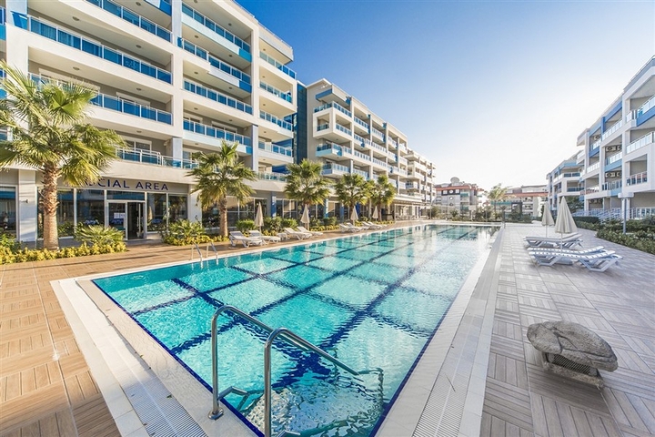 Дуплекс 4+1 в современном комплексе в районе Кестель