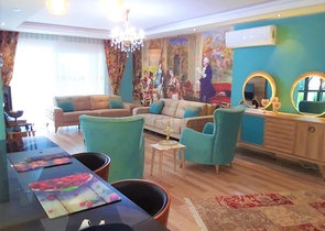 Дуплекс 4+1 в современном комплексе в районе Кестель