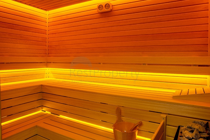 Садовый дуплекс планировки 2+1 в районе пляжа Клеопатра