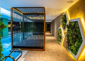 Садовый дуплекс планировки 2+1 в районе пляжа Клеопатра