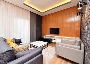 Садовый дуплекс планировки 2+1 в районе пляжа Клеопатра