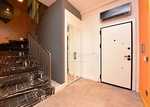 Садовый дуплекс планировки 2+1 в районе пляжа Клеопатра