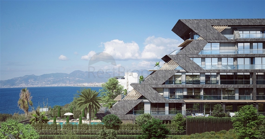 Новый проект на первой береговой линии в районе Каргыджак 