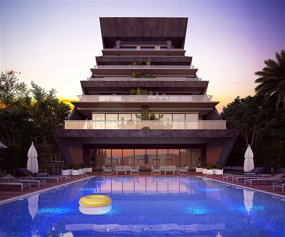 Новый проект на первой береговой линии в районе Каргыджак 