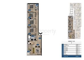 Новый проект на первой береговой линии в районе Каргыджак 