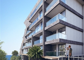 Новый проект на первой береговой линии в районе Каргыджак 