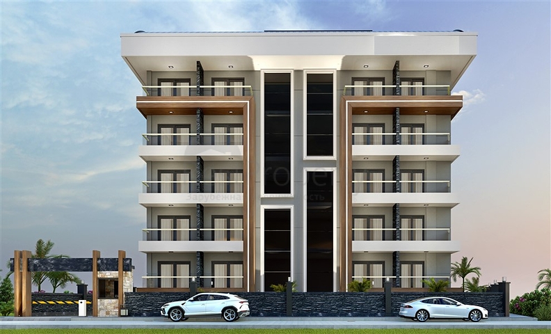 Новый инвестиционный проект в 400 метрах от моря в Махумтларе