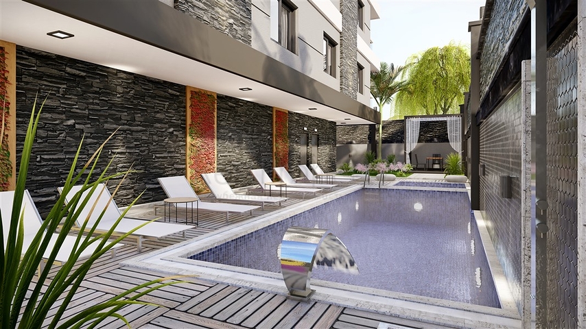 Новый инвестиционный проект в 400 метрах от моря в Махумтларе