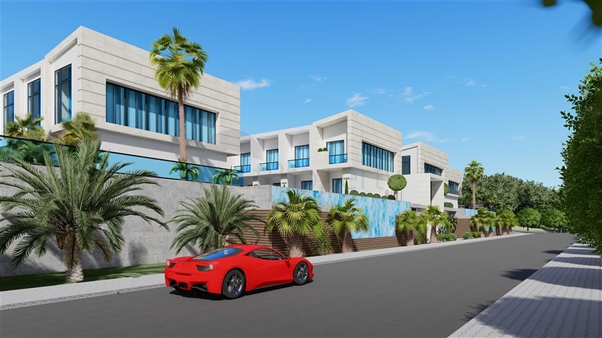 Новый проект таунхаусов в районе Конаклы