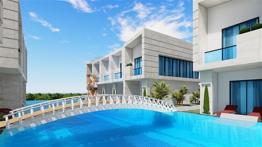 Новый проект таунхаусов в районе Конаклы