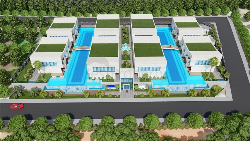 Новый проект таунхаусов в районе Конаклы