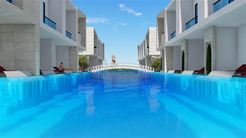 Новый проект таунхаусов в районе Конаклы