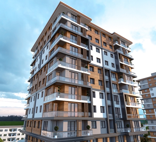 Инвестиционный проект семейной концепции с видом на озеро и море