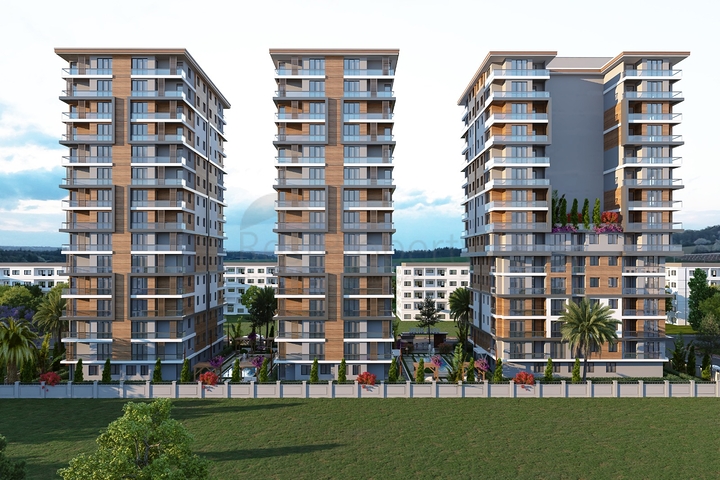 Инвестиционный проект семейной концепции с видом на озеро и море