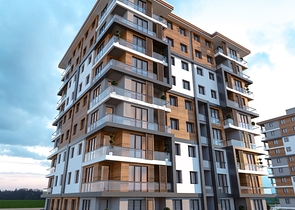 Инвестиционный проект семейной концепции с видом на озеро и море