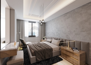 Инвестиционный проект семейной концепции с видом на озеро и море