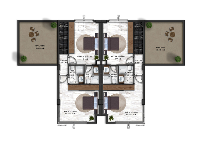 Комплекс вилл в районе Авсаллар