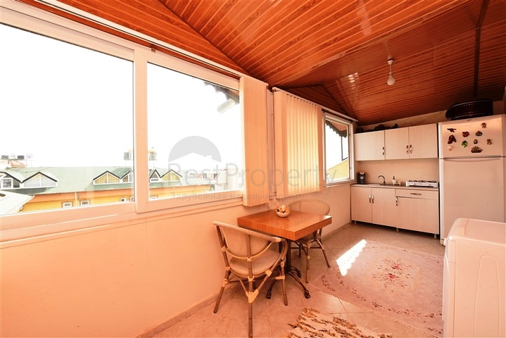 Вилла 4+1 с видом на море в районе Демирташ