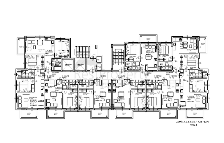 Новый проект в Махмутларе от известного застройщика 