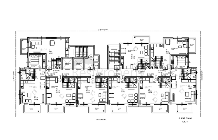 Новый проект в Махмутларе от известного застройщика 